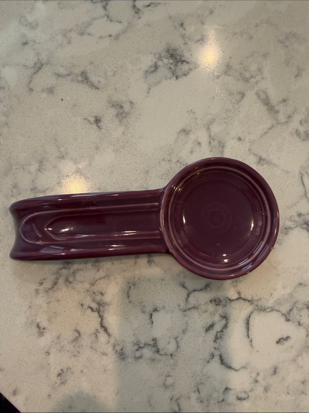 Fiestaware Spoon Rest in Deep Plum
